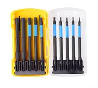 Oniissy 10Pcs Magnetic for Torx Screwdriver Bit Set, TS2 Chrome Vanadium Steel with for CNC Machined Tips, Manganese Phosphate Coating, 3-Inch Torsion Zone, 1/4 Inch Hex