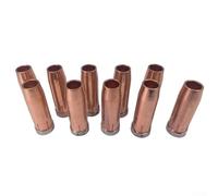 Oniissy 145.0132 Gas Nozzle for Welding Torch, Conical Copper Replacement MIG for TIG Soldering Accessory, 14 x 24 mm Diameter, 76 mm Length, for Long Lasting Parts for