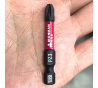Oniissy 15-Piece Screwdriver Bits Set PZ1 PZ2 PZ3 50mm Long Anti-Torsion Anti-S2 Steel with Black Manganese Phosphate Coating for Professional Use(C)