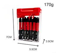 Oniissy 15-Piece Screwdriver Bits Set PZ1 PZ2 PZ3 50mm Long Anti-Torsion Anti-S2 Steel with Black Manganese Phosphate Coating for Professional Use(B)