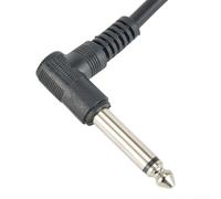 Oniissy 15cm 6.35mm 1/4 Inch Right Angle Guitar Effects Pedal Cable Connector Wire for Pedalboards with High Dielectric Strength and - Design