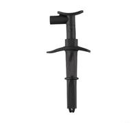 Oniissy 16mm Test Hook Clip Crocodile Red Black Multimeter Test Probe for Electronic Components Testing Electrical Copper Material(black)