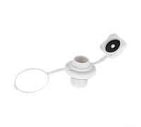 Oniissy 2.2 cm Screw Inflation Valve Cap for Kayaks, Inflatable Boats, Air Beds and Canoes For - White Plastic Replacement Cover with 0.87 Inch Thread Diameter