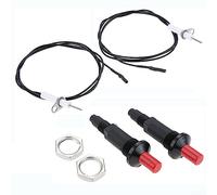 Oniissy 2-pack Piezo Igniter Push Button Gas Fireplace Grill BBQ Stove,Piezoelectric for IGNITION for Gas Stoves Ovens
