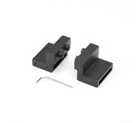 Oniissy 2 Pack Zinc Alloy Barn Door Stopper and Floor Guide with Rubber Bumper for Sliding Doors - Wall Mount Installation to Protect Tiles, Glass, Cement and Wood