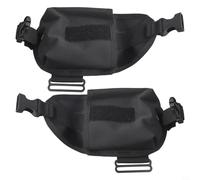 Oniissy 2-Piece Scuba Diving Weight Bag with Quick Release Buckle, 2kg Capacity for Tank Bands, Waist Belts and Backplates in 1000D Nylon Material(Black)