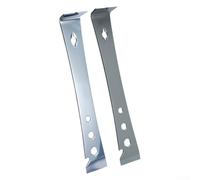 Oniissy 2-Piece Stainless Steel Pry Bar and Nail Remover Set, Thickened Crowbar Shovel Design with Comfortable Rubber Grip for Beekeeping, Woodworking and General