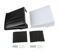Oniissy 2 Sets Camera Sun Rain Cover, Outdoor Weatherproof Lens Protector for CCTV Surveillance Systems, Plastic Housing with Sunshade Design to Overheating