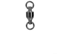 Oniissy 20-Pack Ball Bearing Fishing Swivels with Split Rings for Sea Fishing, Stainless Steel Construction in Multiple Sizes from 0 to 10 for Saltwater and Freshwater(9#)