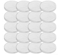 Oniissy 20pcs Circular Wool Wicks for Tabletop Fireplaces 2.4×0.4in-Easy to Replace,Enhanced Performance Wool Wicks For Tabletop