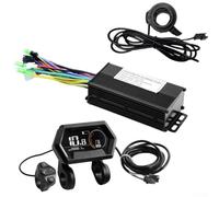 Oniissy 22A 36-60V 500W Electric Controller with M9 Meter and 130X Thumb Throttle for DC 24V-72V Systems, Compatible with Electric For Bike Conversion Kits