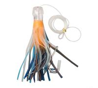 Oniissy 22cm Tuna Luya Fishing Lure Bait, 65g/100g Weight, Stainless Steel Jig for Sea Trolling, Compatible with Octopus Whisker Subbait, for Pond River Lake and Rock(15cm 65g 6)