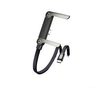 Oniissy 240W Fast Charging Cable With Sideways Phone Stand For Convenient Hands-Free Viewing 1.5m Wire Zinc Alloy And Aluminum Alloy Compatible With Devices(240W C-C)