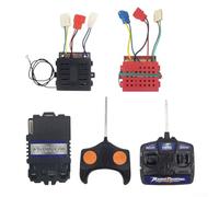 Oniissy 27MHz Remote Control Receiver 6V and 12V for Children Electric Toy Car,Remote Control Receiver Receiving Board Repair Supplies Transmitter Receiver(12V Receiver and RC)