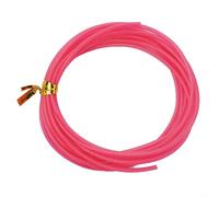 Oniissy 2m Luminous Fishing Line Tube for Night Fishing, Glow-in-the-Dark Anti- Silicone Wire with 1mm Inner Diameter, Compatible with Fluorocarbon and(Pink)