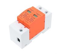Oniissy 2P 20KA DC Surge Protection Device 500V/1000V Circuit Breaker for Arrester Low Voltage PV Systems, Parallel Installation, Flame Retardant Material, Thermal(A)