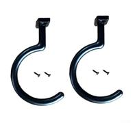 Oniissy 2Pack Iron Billiard Table Hooks Snooker Triangle Rack Hooks with Mounting Screws for Pool Table Storage Golden Black 9cm(Black)