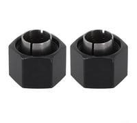 Oniissy 2pcs 12.7mm 2610906287 326286-03 Chuck Collet and Nut Replace, Comprehensive Router Accessory Pack Includes Dual Chuck Collars & Nuts Compatible with Multiple Tools