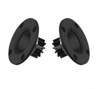 Oniissy 2Pcs 52mm Professional Audio Tweeter Speakers 6 Ohm 30W with Aluminum Heat Sink and Silk Membrane for Pro Audio Equipment and Speaker Drivers