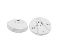 Oniissy 2PCS Camera Base Compatible with Security SpaceView Pro Baby, Wall Mount Bracket for Enhanced Stability and Secure Fit, White Plastic Construction