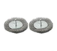 Oniissy 2pcs Electric joint brush replacement brush wire brush set for EFB 400 blister,Joint Cleaner Wire Brushes Set,Electric Grout Brushes,Brush and Wire Brush