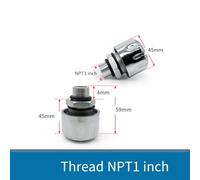 Oniissy 2pcs For NPT Threaded Breather Cap Reducer with 40- Filtration for Hydraulic Oil Tank, Gearbox, Coolant Reservoir and Tank in Tractors, Trucks and For CNC(NPT1 inch)