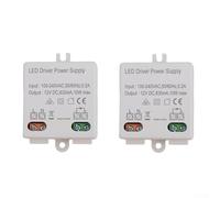 Oniissy 2pcs LED Electronic Transformer DC 12V 10W LED Driver Power Supply for LED Light,Driver Power Supply for Cabinet Lights and For LED Indicators
