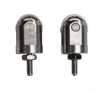 Oniissy 2pcs M2.5 Dial Indicator Contact Point Depth Gauge Roller Measuring Tip Parts,Dial Indicator Standard Measuring Head,Gauge Roller Measuring Tip Parts,Accurate And Precise