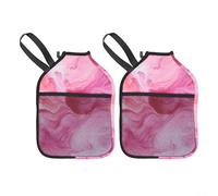 Oniissy 2PCS Pickleball Paddle Cover 9.4 x 12.2 Inches Neoprene Racket Protection Storage Bag Compatible with Franklin and Selkirk Paddles(2xPink)