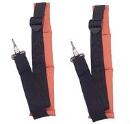 Oniissy 2pcs Strimmer Harness - Adjustable Mower Harness Strap Trimmer Shoulder Strap Nylon Belt for Brushcutter & Strimmer for Most Grass Trimmer (Black+Orange)