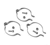 Oniissy 3 Pcs For Bike Frame Cable Clips for Brake and Shifting Cables, 25.4/28.6/31.8/34.9mm Steel Cable Guides Compatible with Road Mountain Bikes(31.8mm)