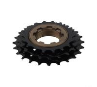 Oniissy 3 Speed Freewheel 18-21-24T Sprocket Cassette for Road and Mountain Bikes, Steel Flywheel with 98.5 x 15.5mm Dimensions, Black Compatible Component