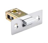 Oniissy 30-45mm Tubular Latch, Flat Tubular Mortice Latch Internal Door Latch Tubular Latch Sprung Lever Door Handles For Bedroom Bathroom(30mm)