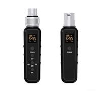 Oniissy 386 UHF Wireless Microphone Converter XLR Transmitter and Receiver System for Dynamic Microphones with 131 Feet Range and Low Latency Audio Transmission(540-590)