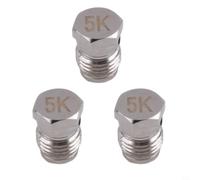 Oniissy 3PCS Burst Disks 1.8K 3K 5K 7K 3/8-24UNF Unified Copper Burst Disk, HPA/Tank Regulator Valve Burst Disk,for Tank Regulator and Compressed Air Tanks(5000psi)