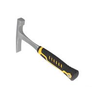 Oniissy 45 Steel Geological Hammer with Flat Head and Pointed Tip for Mining Exploration and Masonry Work, Anti-Skid Rubber Handle for Comfortable Grip(B)