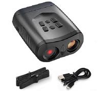 Oniissy 4K Infrared Binoculars with 5X Optical Zoom and 300m Range, Dual Day & Night Modes, 3 Inch LCD Display and for SD Card Storage for Outdoor Exploration