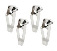 Oniissy 4pc 42-70-0490 Belt Clip for 12V Drill Driver, Metal Screw Clip Hook Accessory Compatible with Drills, Drivers and Wrenches, Silver