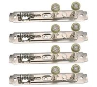 Oniissy 4PC Adjustable Anti-Sway Sliding Door Wheel with Ball Bearings for Smooth Operation and Noise Reduction, Compatible with Wooden Doors, Hollow Sliding Doors and Screens(19.5 * 30)