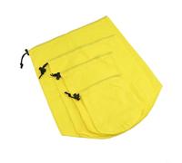 Oniissy 4PCS Stuff Sacks for Camping For - 190D Nylon Drawstring Storage Bags, Dustproof & Water-Resistant, 15L/8L/3L/1L Set for Outdoor Hiking and Travel(Yellow)