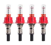 Oniissy 4pcs Underfloor Heating Manifold Flow Meter/Regulator: Optimizing Heat Distribution Underfloor Heating Manifold Flow Meter-Regulator Wärmer System(G1/2)