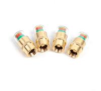 Oniissy 4x Car Tire Pressure Monitor Valve Cap w/Sensor Indicator 3 Color Eye,Car Tire Tyre Pressure Monitor Valve Stem Cap,for Cars Motorcycle Bikes