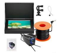 Oniissy 5.0 Inch Fish Finder for Ice River and Boat Fishing with Underwater Camera, 220° Wide Angle, 100m Detection Depth, IP67 Waterproof, Muddy Water Penetration,(5.0IPS+camera30m)