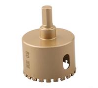 Oniissy 5-50mm Hex Handle Vacuum Brazed Dry Drill Bits for Granite, Marble, Tile, Glass and Concrete - Core Hole Cutter Opener with High Efficiency(50mm)