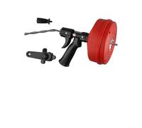 Oniissy 5M Drain Auger Snake Tool Professional Plumbing Drain Cleaner for Electric Drill Manual Use Pipe Blockage Remover ABS Manganese Steel Spring Clog Removal