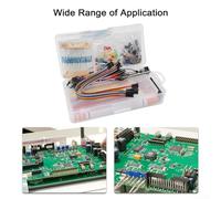 Oniissy 830 Point Solderless Breadboard Electronic Component with Resistors, LEDs, Transistors and Capacitors for Arduino Projects