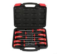 Oniissy 8PCS Magnetic Tip for Torx Screwdriver Set T8 for for T15 for T20 for T25 T27 for T30 T40, Extra Long Metal Shafts, Ergonomic Non-Slip Soft Grip Handles for Furniture Assembly,