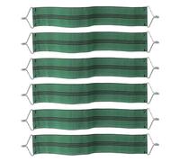 Oniissy Adjustable Chair Support Belts, Set of 6 Metal Hook Fabric Reinforced Anti-Crack Straps for Outdoor Patio Lawn Recliner Gravity Lounge Chair(green)