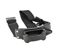 Oniissy Adjustable Fishing Fighting Belt with Rod Holder for Casting and Spinner Rods, Portable Waist Pole Inserter, Quick-Release Design, 100-110 cm Length, Black