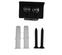 Oniissy Adjustable Sliding Barn Door Floor Guide Roller Bottom Hardware for Home Improvement, Made of Carbon Steel with Black Finish, Compatible with Most Door